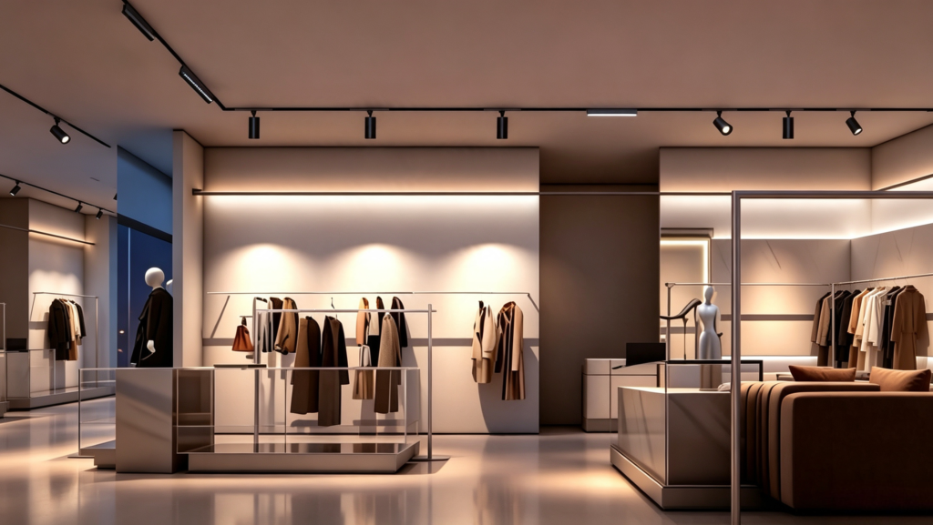 led track light 服装展厅